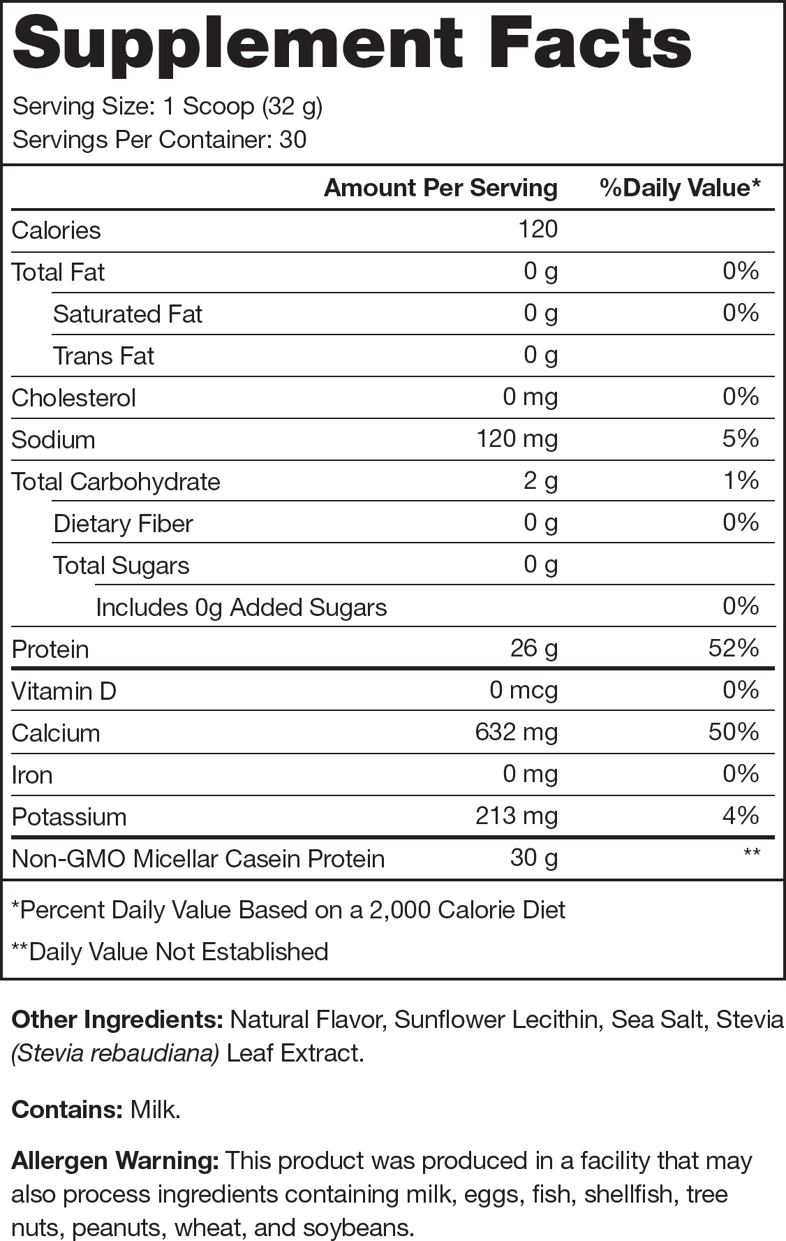 Casein+  Protein Powder